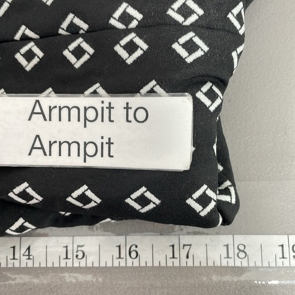 Vince Camuto Blazer Women's 6P 6 Petite Black White Jacket Collared - Picture 13 of 14